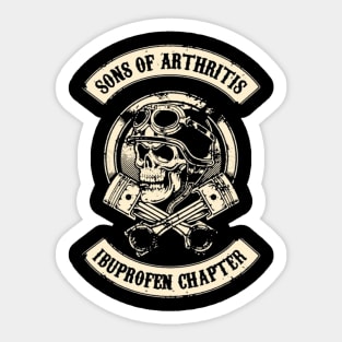 Sons of Arthritis t-shirt Sticker